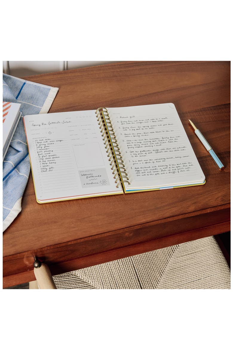 B5 Spiral Hardcover Recipe Journal, Alternate, color, NO COLOR
