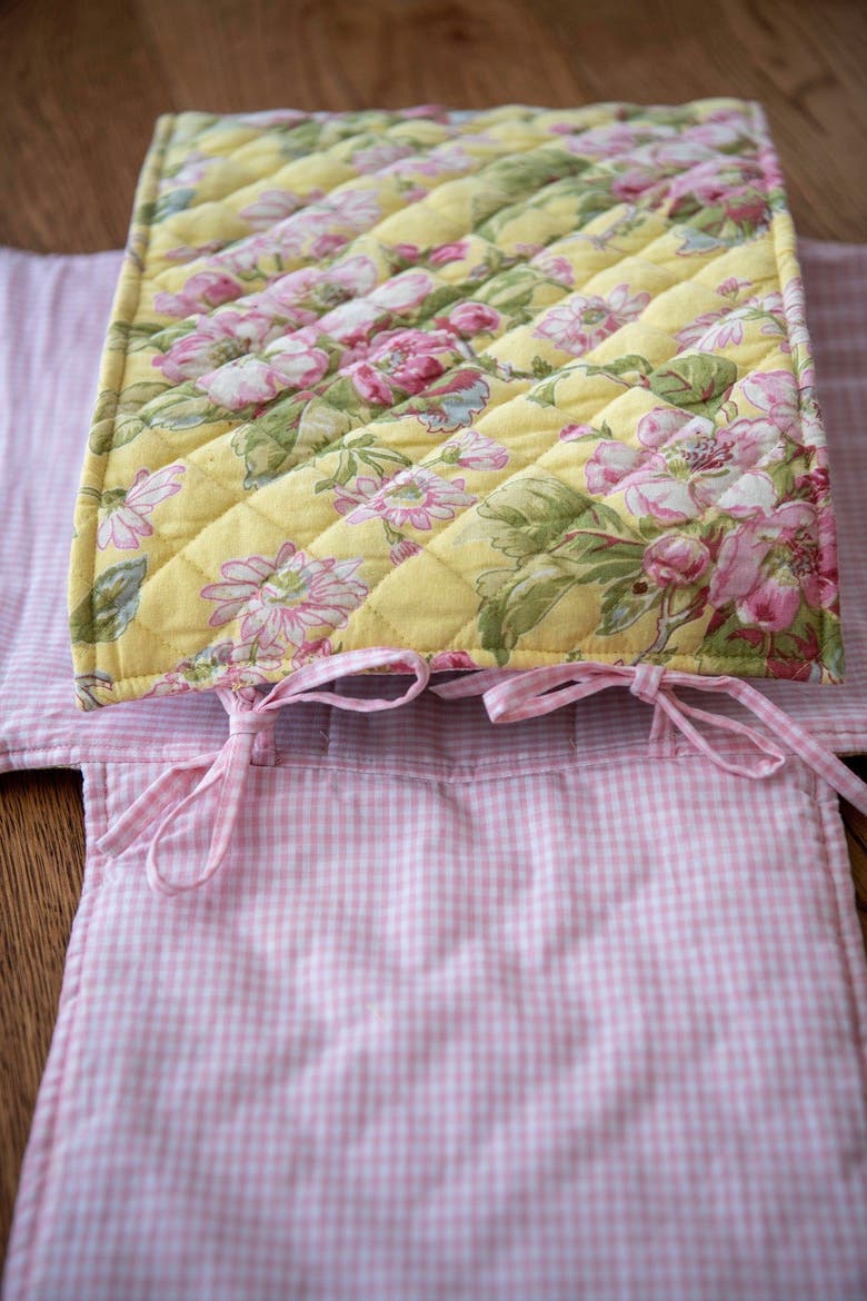 Apple Blossom Casserole Carrier, Alternate, color, Yellow