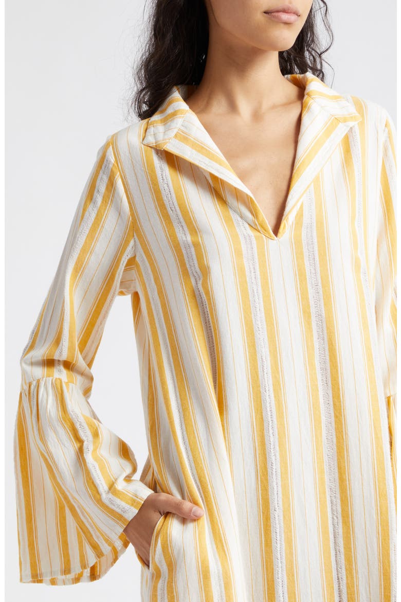 Jacqueline Stripe Long Sleeve Shift Dress, Alternate, color, CITRUS STRIPE