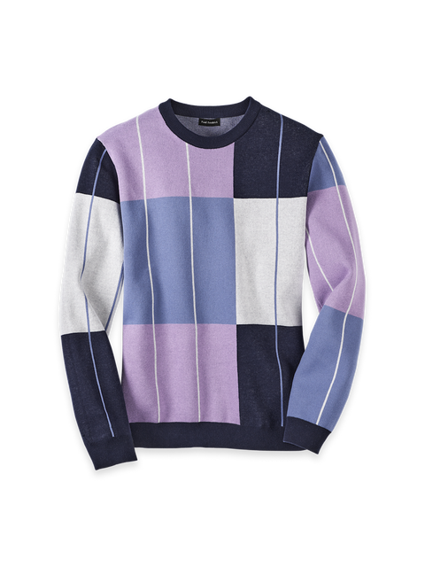 Cotton Crewneck Sweater Long Sleeve