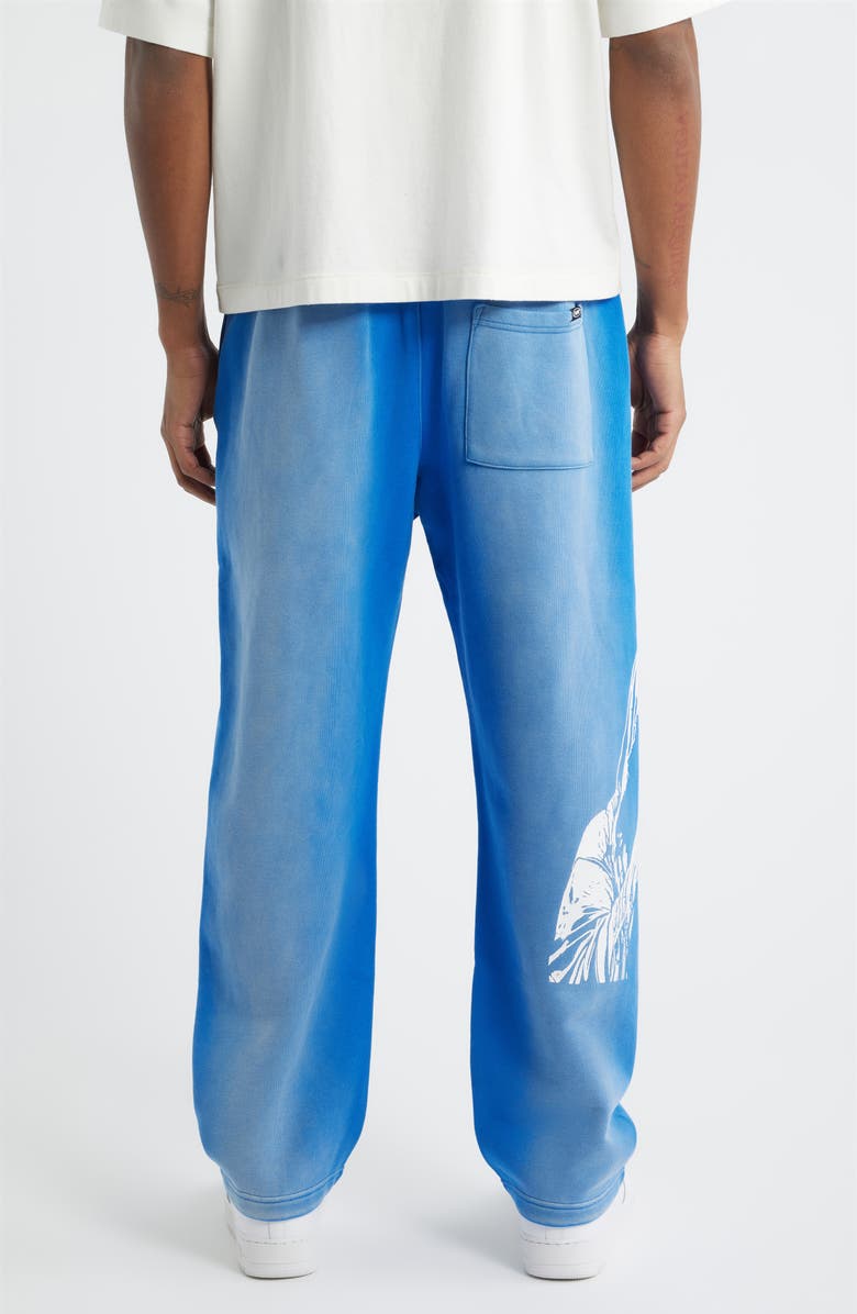 MEMORY LANE Stencil Logo Sweatpants, Alternate, color, Faded Blue