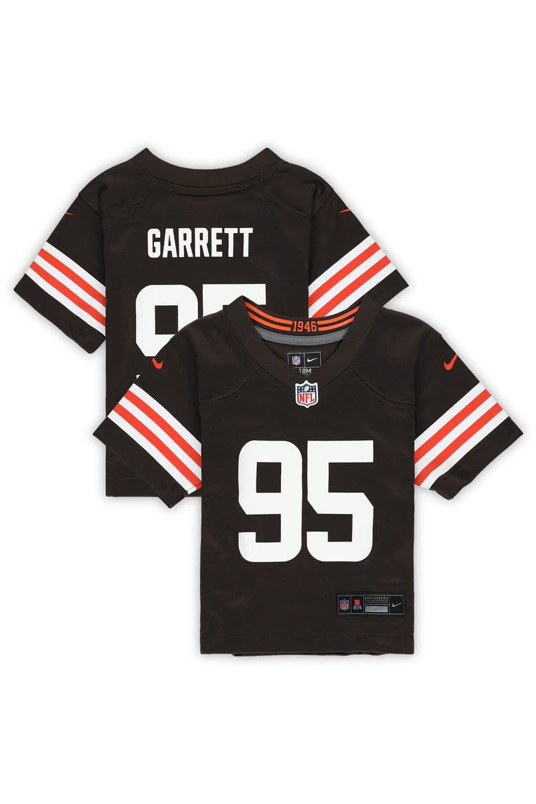 Infant Nike Myles Garrett Brown Cleveland Browns Team  Player Game Jersey, Main, color, Brown