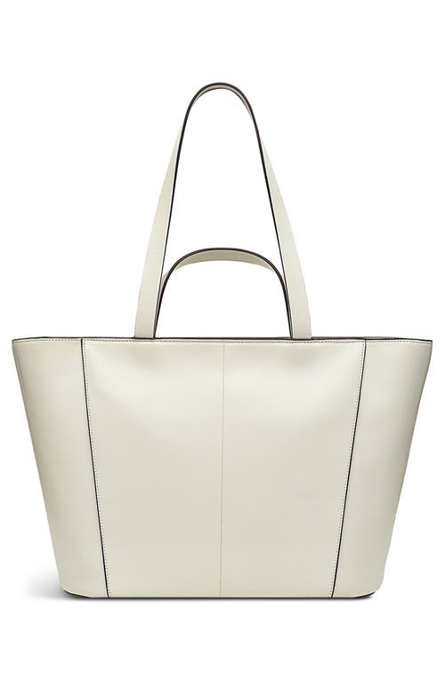 Radley Pockets Icon Zip Leather Tote Bag In Chalk