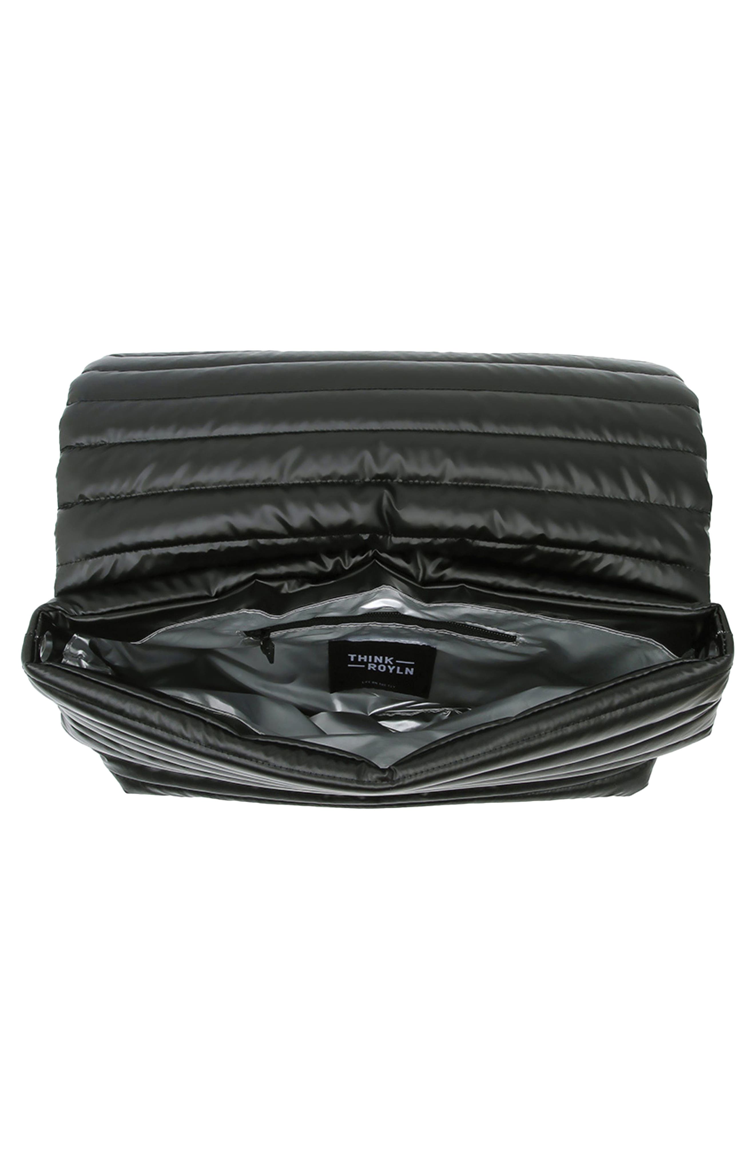 Lady Flap Shoulder Bag, Alternate, color, PEARL BLACK