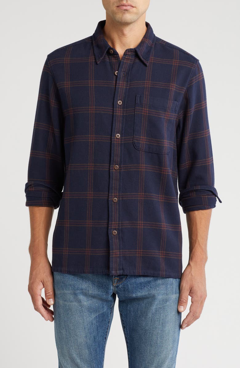 Madewell Sunday Boxy Flannel Button-Up Shirt, Main, color,