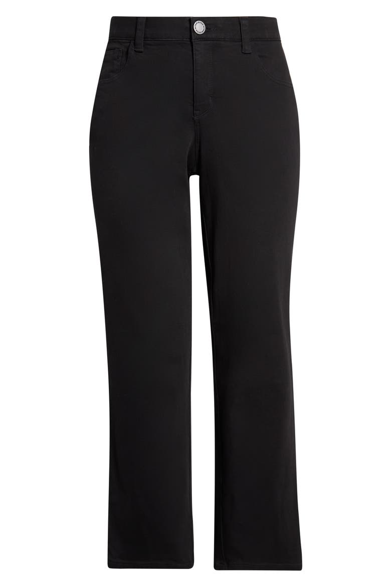 Sawyer Straight Leg Jeans, Alternate, color, BLACK