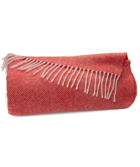 Southampton Home Shetland Lambswool Herringbone Throw