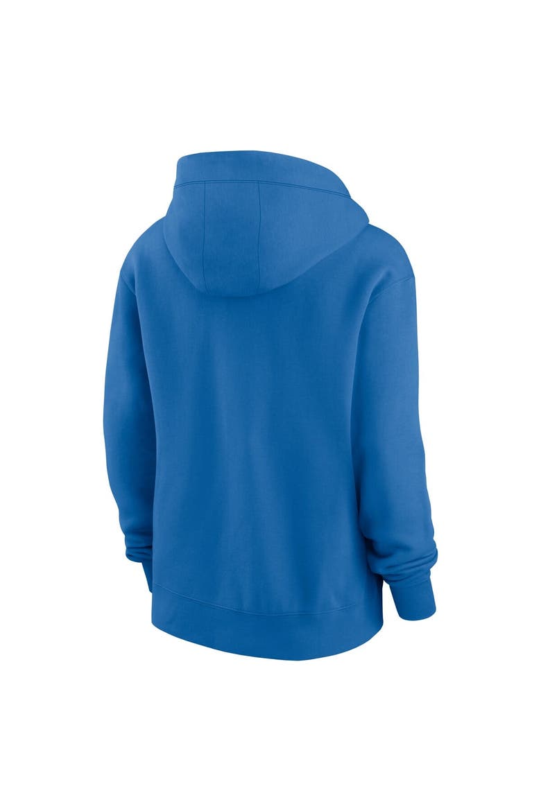 Women's Nike Blue Detroit Lions Phoenix Rewind Full-Zip Hoodie, Alternate, color, Blue