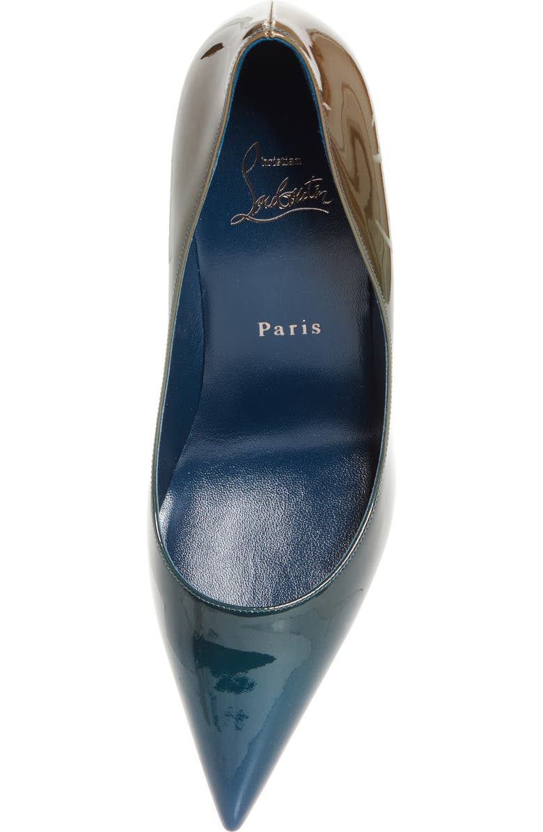 Christian Louboutin Miss Z Pointed Toe Pump, Alternate, color, Last Night/ Bronzo