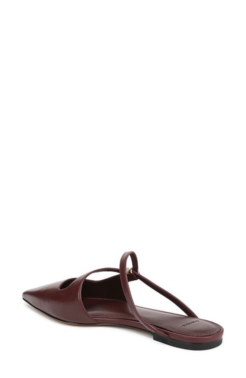 Vince Gilia Pointed Toe Flat In Red