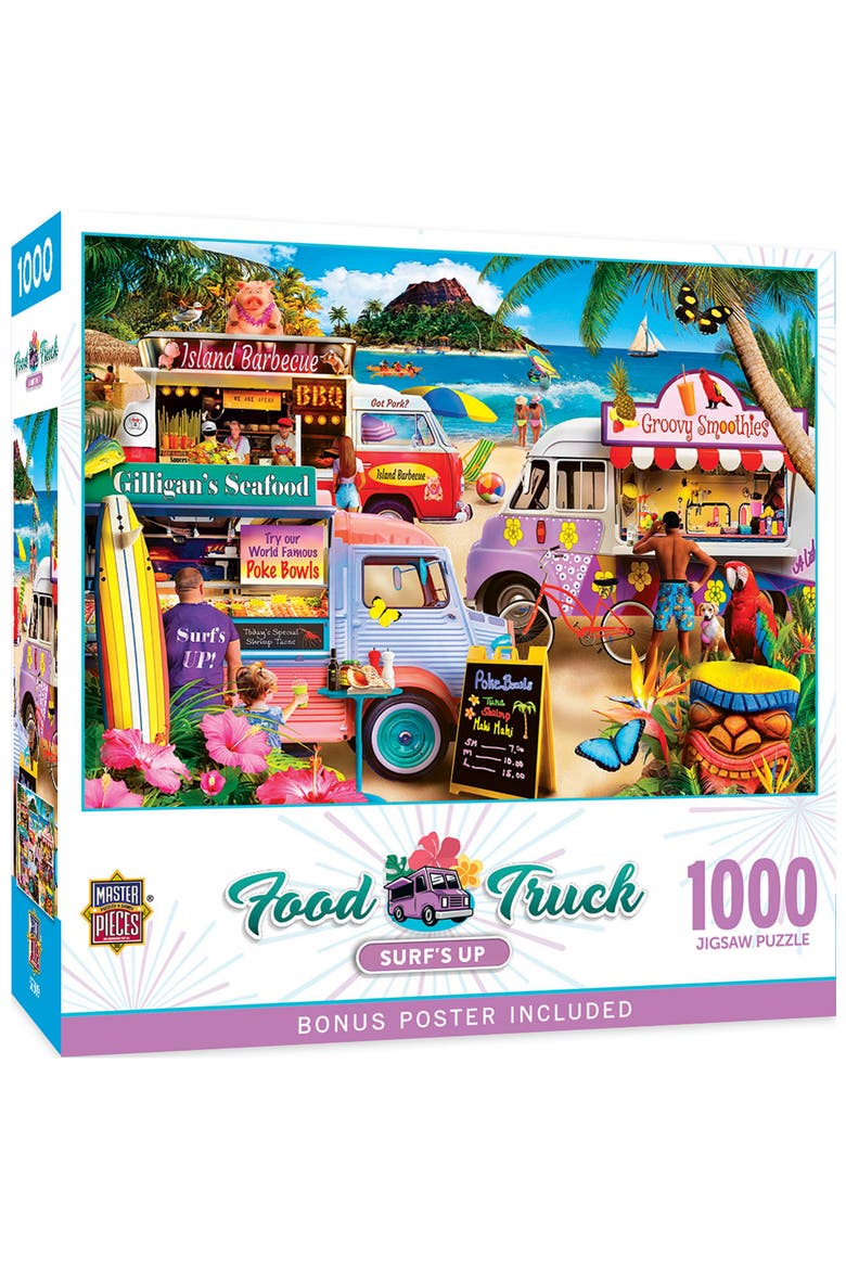 Surf's Up 1000 Piece Jigsaw Puzzle, Main, color, Multicolor