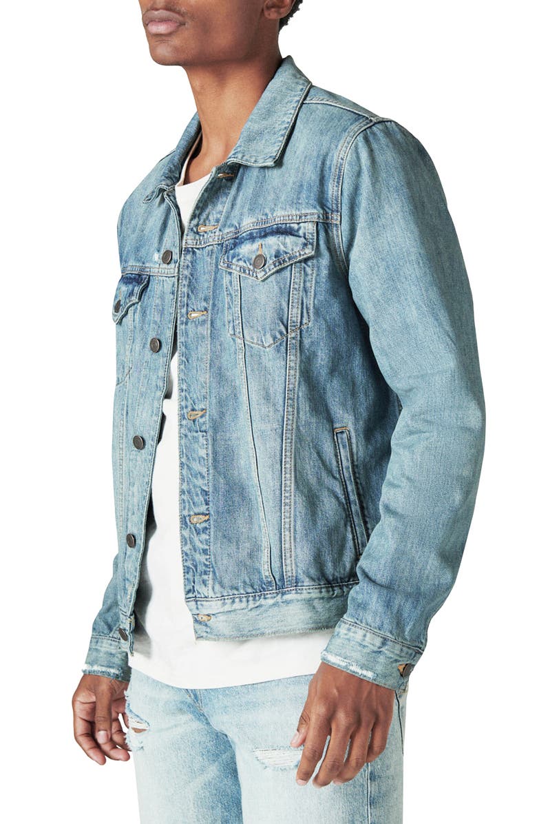 Lucky Brand Legend Flag Trucker Jacket, Alternate, color, 