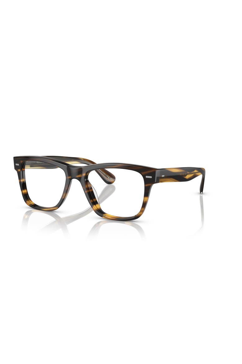 51mm Rectangle optical glasses, Main, color, Tortoise