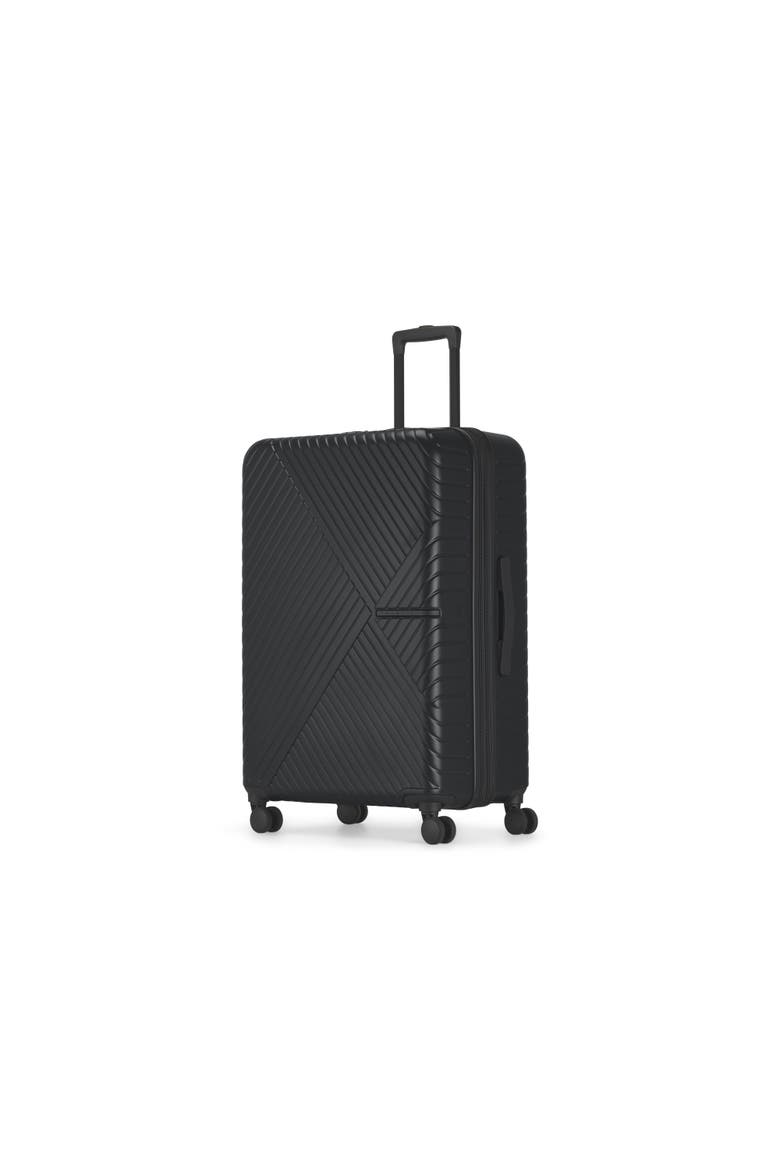 Berlin Hardside Large Luggage with Expansion, Alternate, color, Charcoal