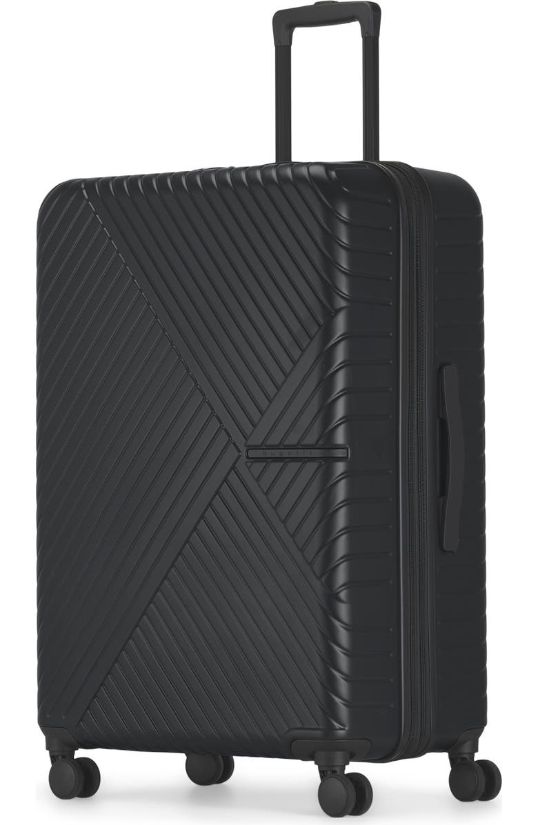 bugatti Berlin Hardside Large Luggage with Expansion, Alternate, color, Charcoal