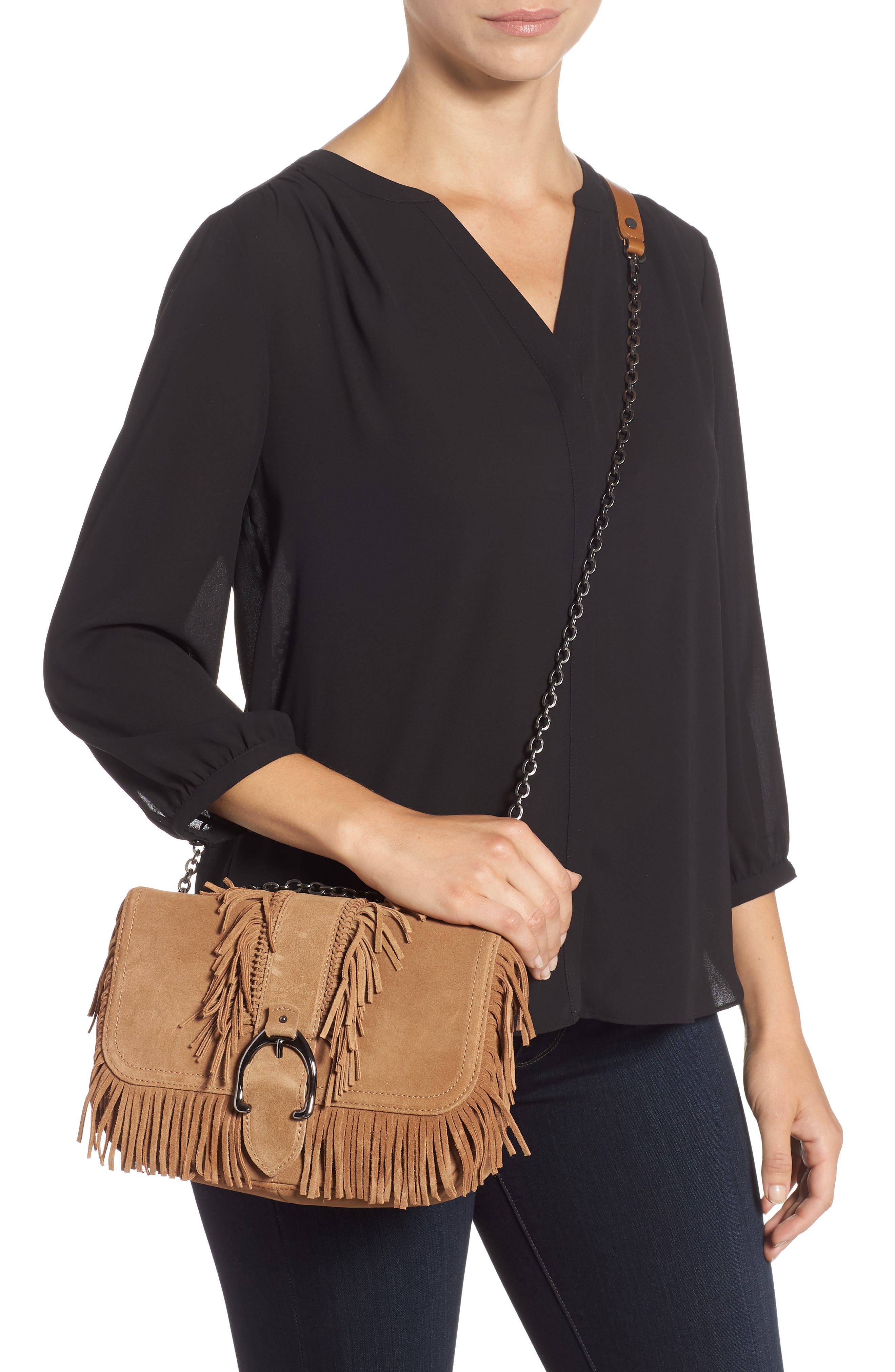 Longchamp Amazone Convertible Crossbody Bag, Alternate, color, 