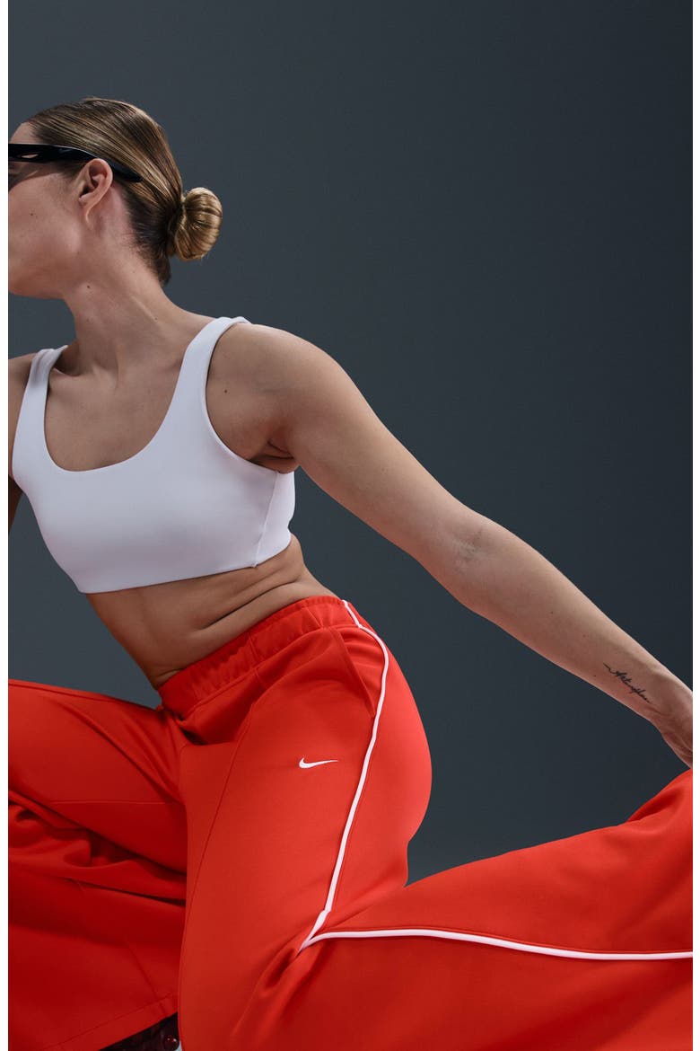 Sportswear Wide Leg Track Pants, Alternate, color, PICANTE RED/ SAIL/ SAIL