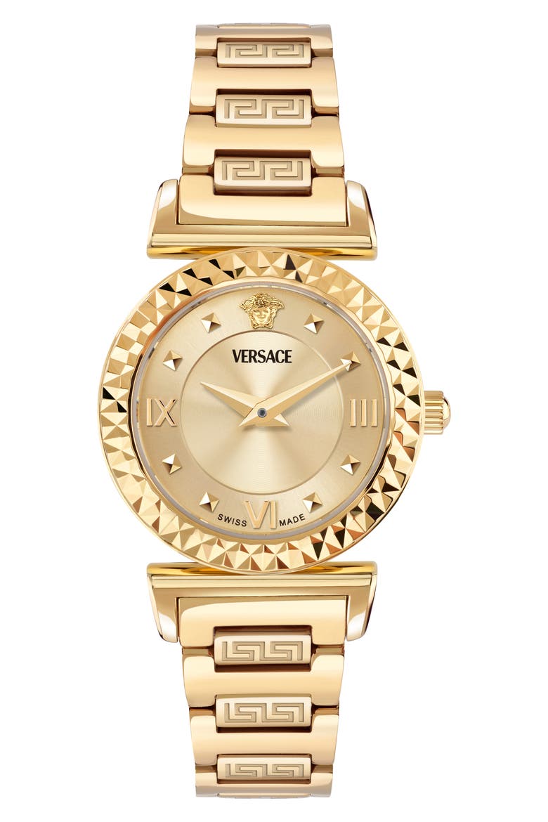 Mini Vanity Bracelet Watch, 27mm, Main, color, IP YELLOW GOLD