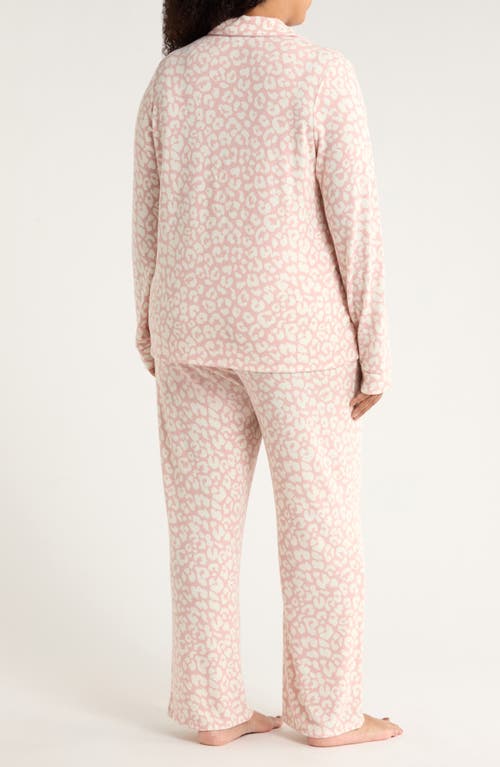 Nordstrom Brushed Hacci Pajamas In Pink