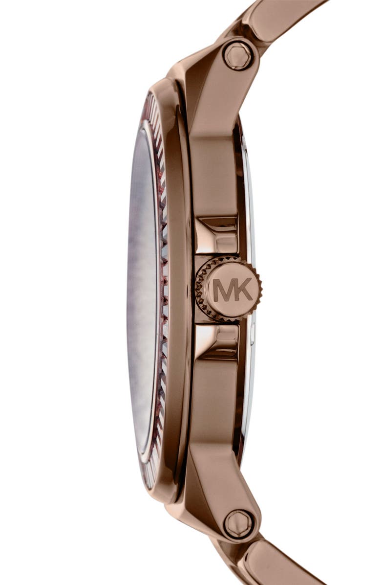 MICHAEL Michael Kors Michael Kors 'Gramercy' Round Bracelet Watch, 45mm, Alternate, color, 