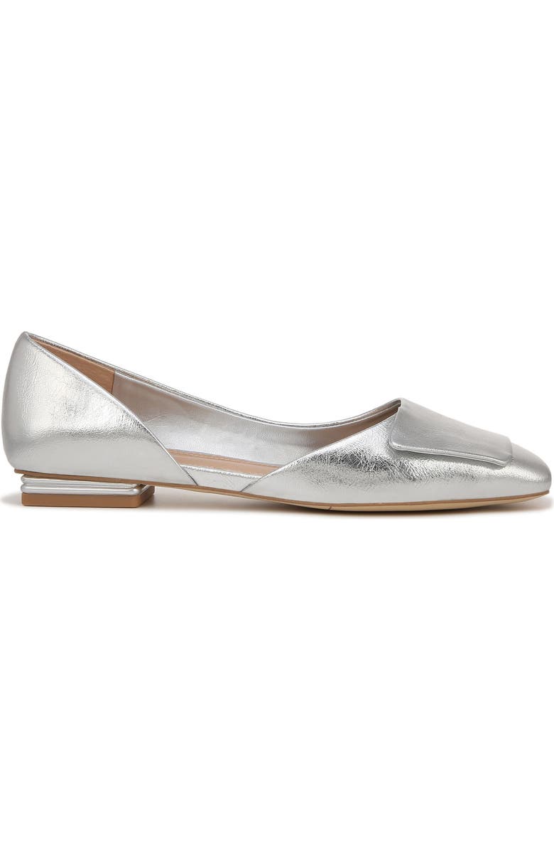 SARTO by Franco Sarto Tracy Half d'Orsay Flat, Alternate, color, Silver