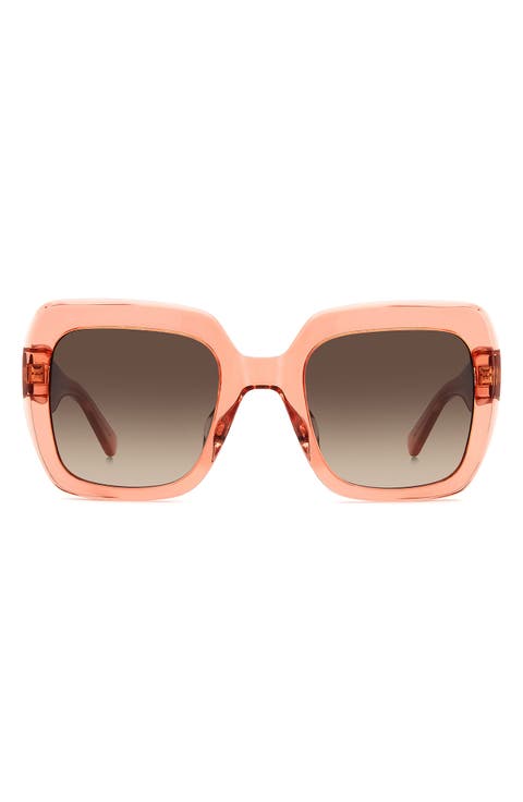 naomis 52mm gradient square sunglasses