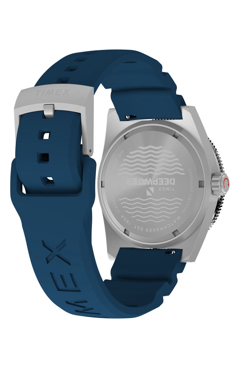 Timex<sup>®</sup> Deepwater Reef Synthetic Strap Watch, 41mm, Alternate, color, Blue