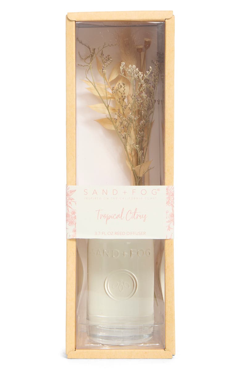 SAND AND FOG Tropical Citrus Floral Diffuser, Alternate, color, Clear