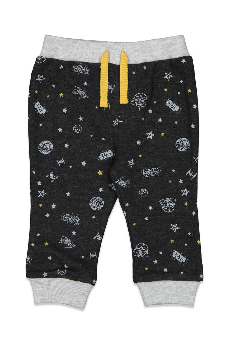 The Mandalorian Grogu 2-Pack Jogger Pants, Alternate, color, Charcoal Heather Gray