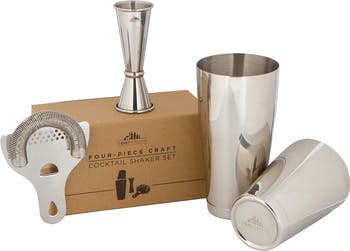 A Bar Above 4-Piece Craft Bar Set, Stainless Steel | Nordstrom