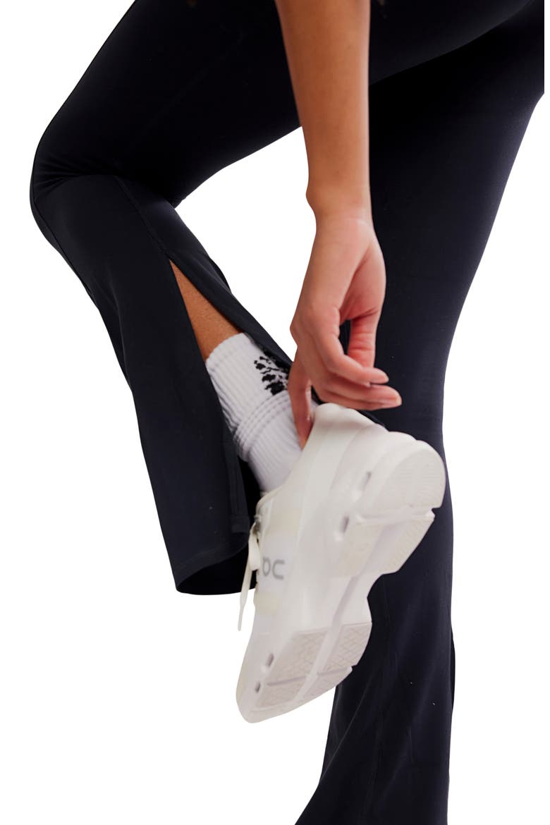 FP Movement Never Better Flare Leg Pants, Alternate, color, BLACK