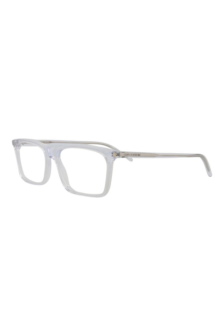 Core 55mm Square Optical Glasses, Alternate, color, CRYSTAL CRYSTAL TRANSPARENT