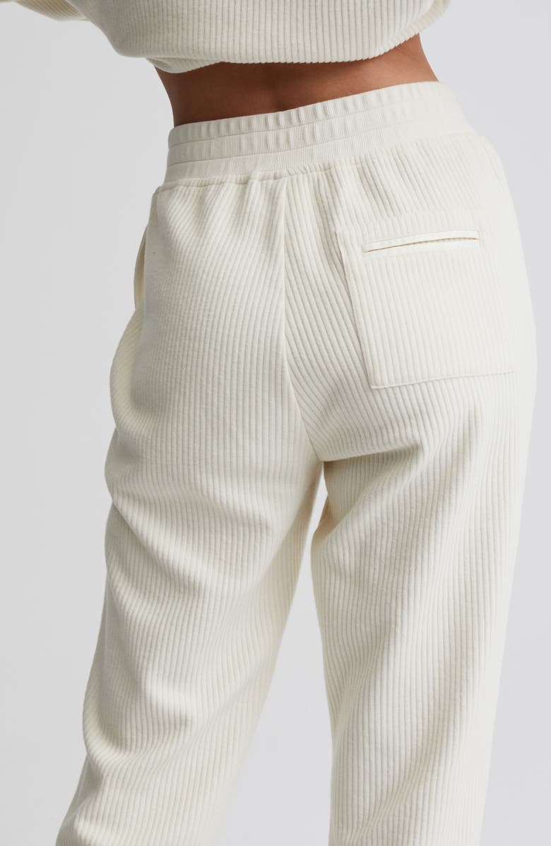 Varley Russell Slim Fit Ribbed Velour Joggers, Alternate, color, 