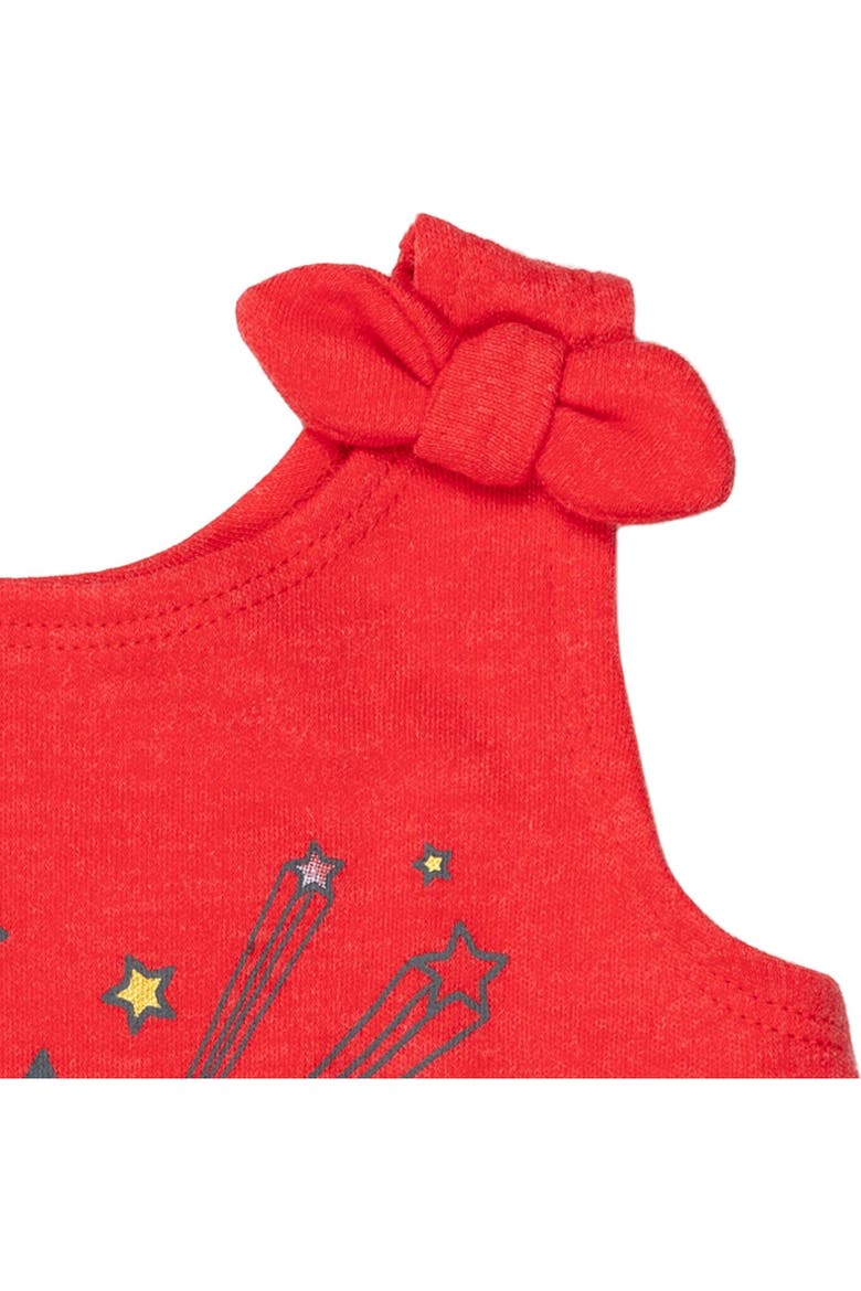 Justice League Wonder Woman Sleeveless Romper and Headband Set, Alternate, color, Wonder Woman Red