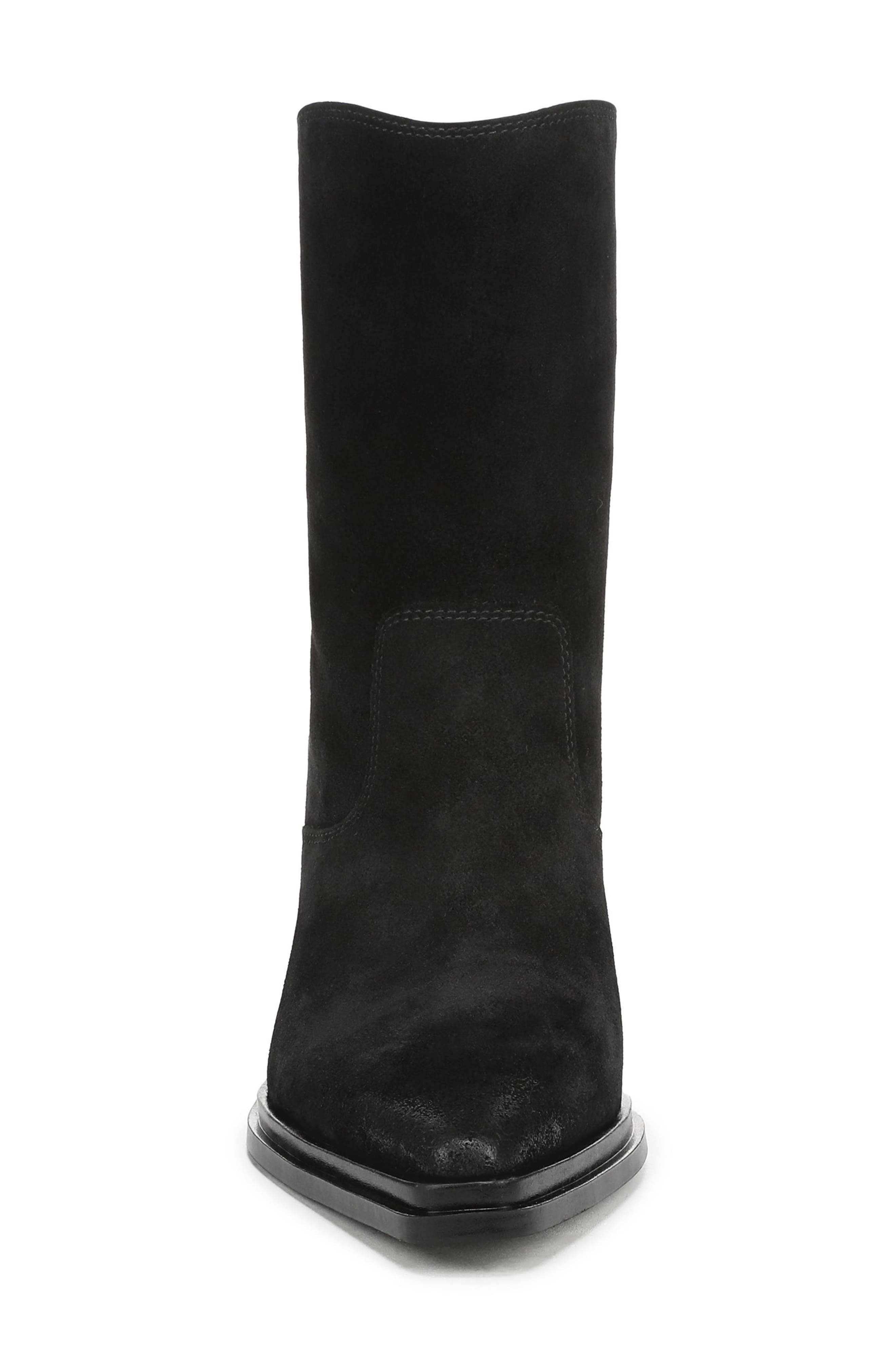 Laken Block Heel Bootie, Alternate, color, BLACK LEATHER