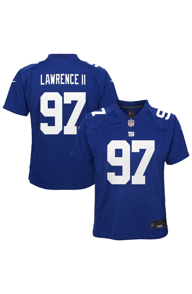Nike Youth Nike Dexter Lawrence Royal New York Giants Game Jersey, Alternate, color, Royal