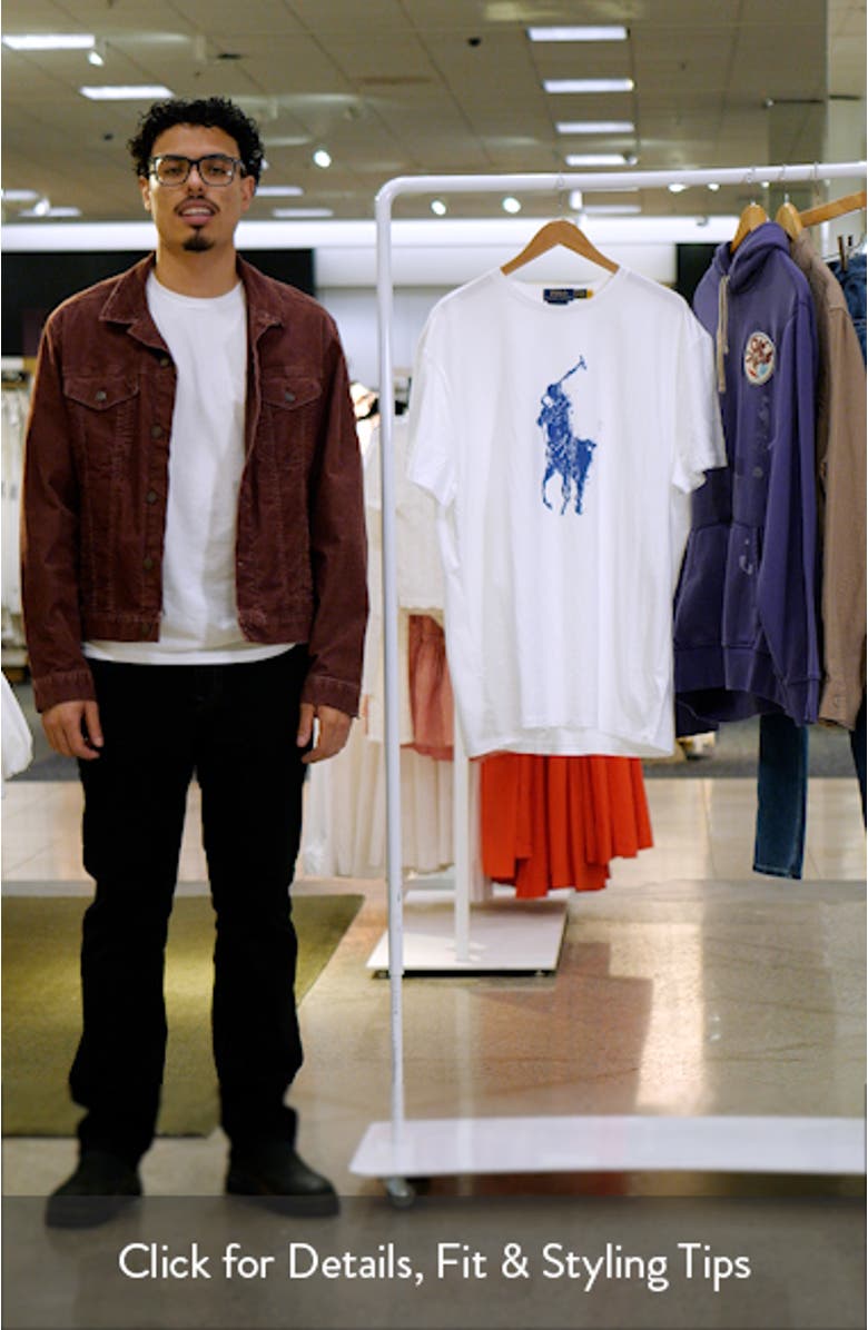 Classic Fit Big Pony Logo Graphic T-Shirt, sales video thumbnail