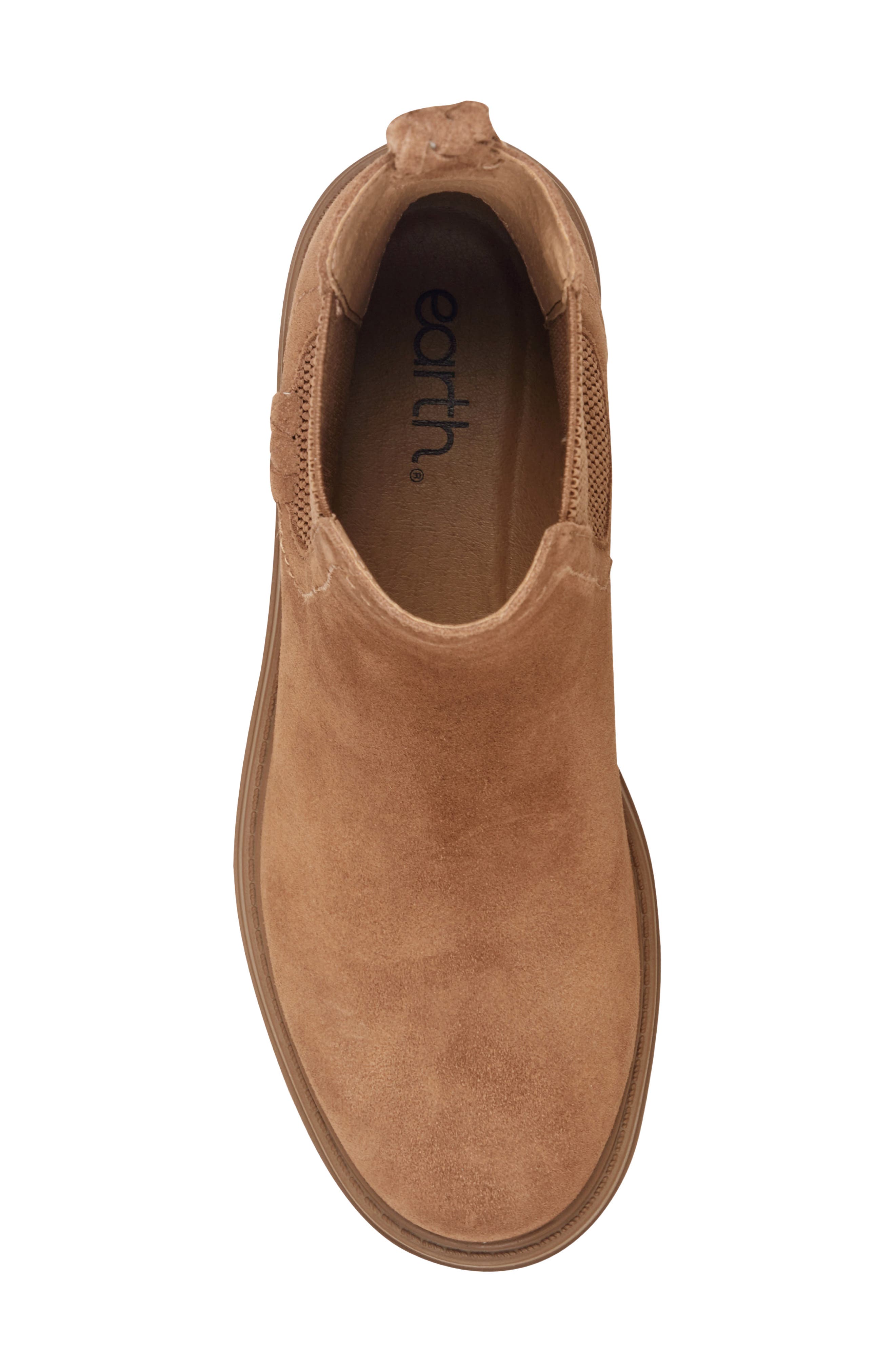 Alexxy Waterproof Chelsea Boot Leather, Alternate, color, DARK NATURAL