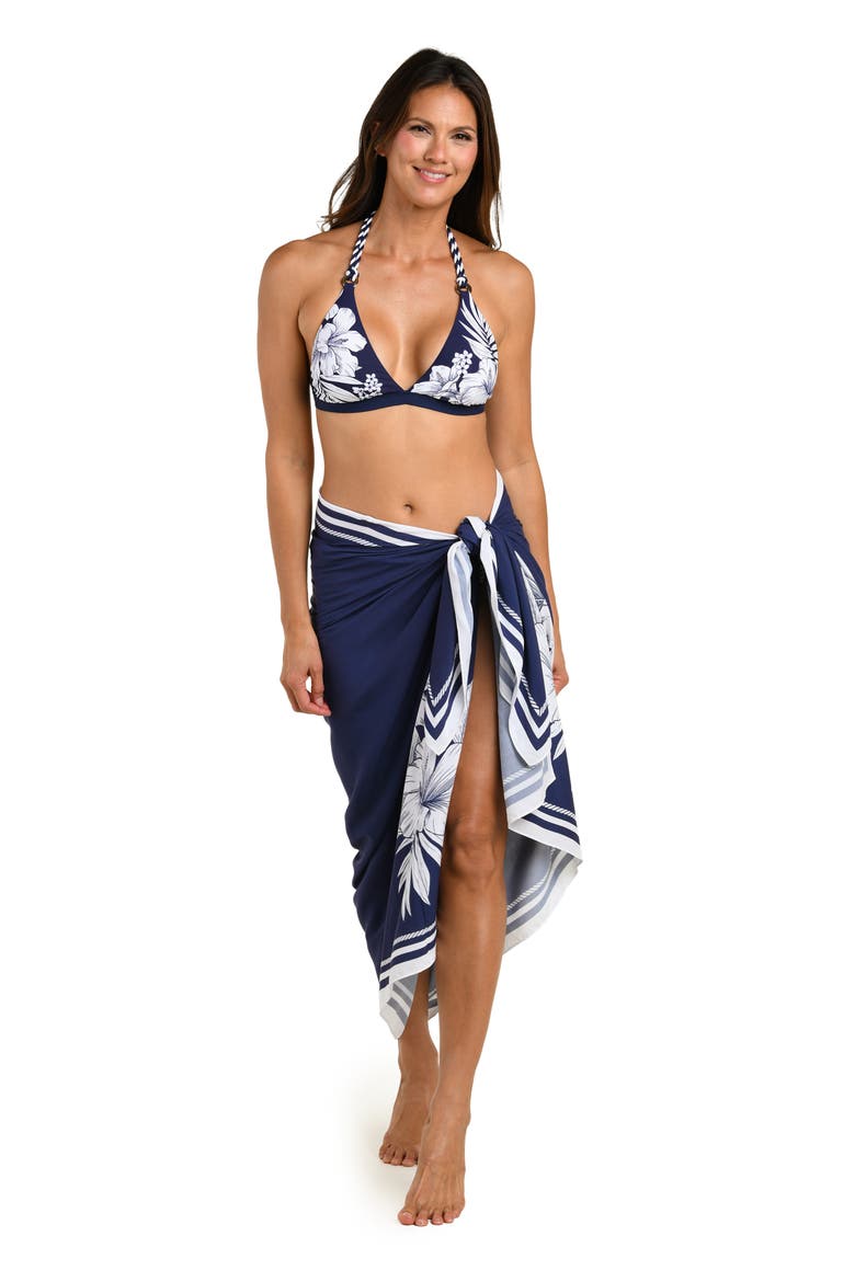 Mariner Cover-Up Pareo, Alternate, color, INDIGO