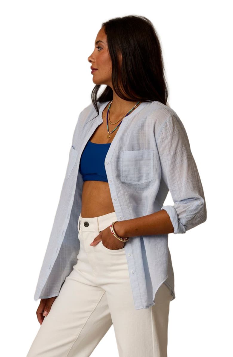 Carve Designs Dylan Textured Tunic, Alternate, color, Arctic