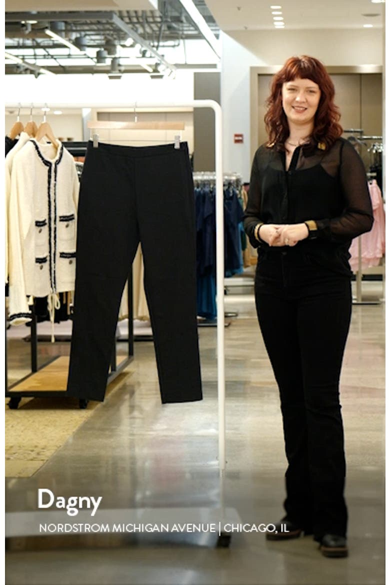 Evan Crop Crepe Pants video