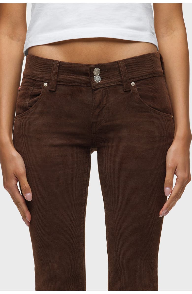 Hudson Jeans Beth Mid-Rise Baby Boot, Alternate, color, Black Coffee Cord