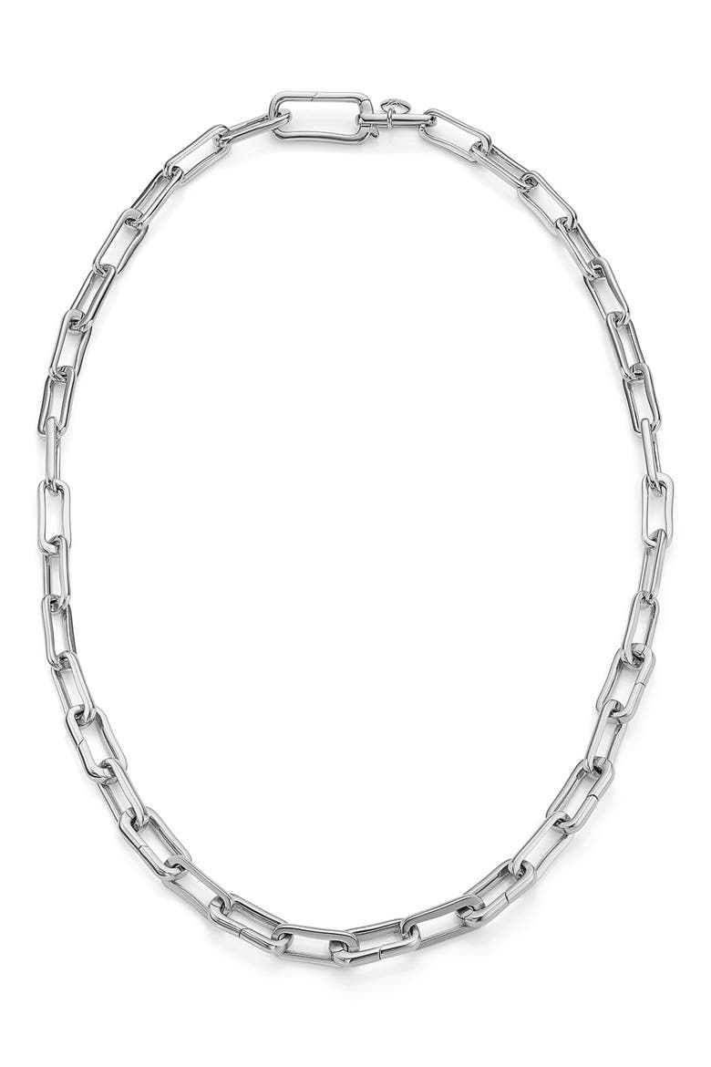 Alta Capture Necklace, Main, color, SILVER