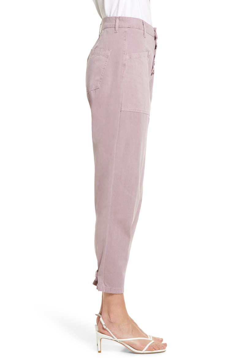 Tammy Button Fly High Waist Ankle Bootcut Jeans, Alternate, color, LILAC DUST