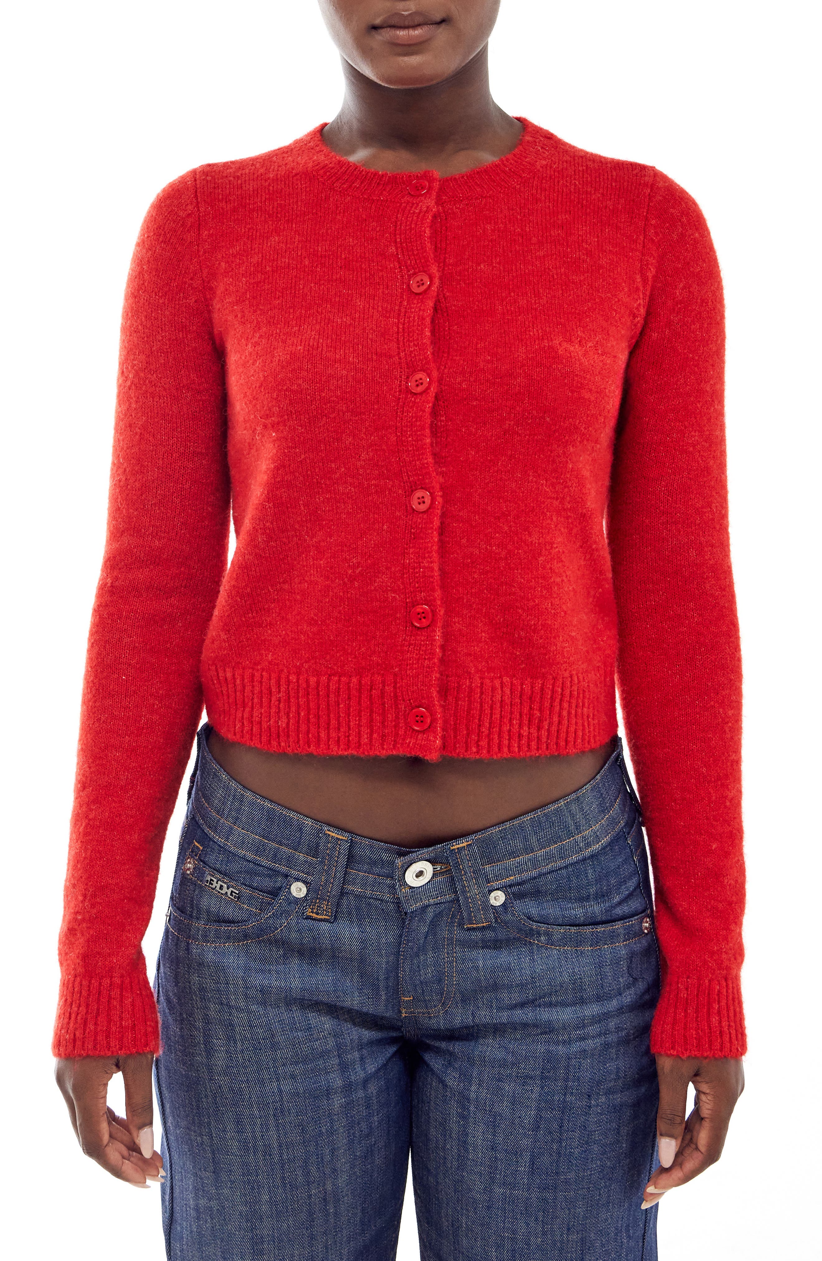 BDG Urban Outfitters Cozy Crewneck Cardigan