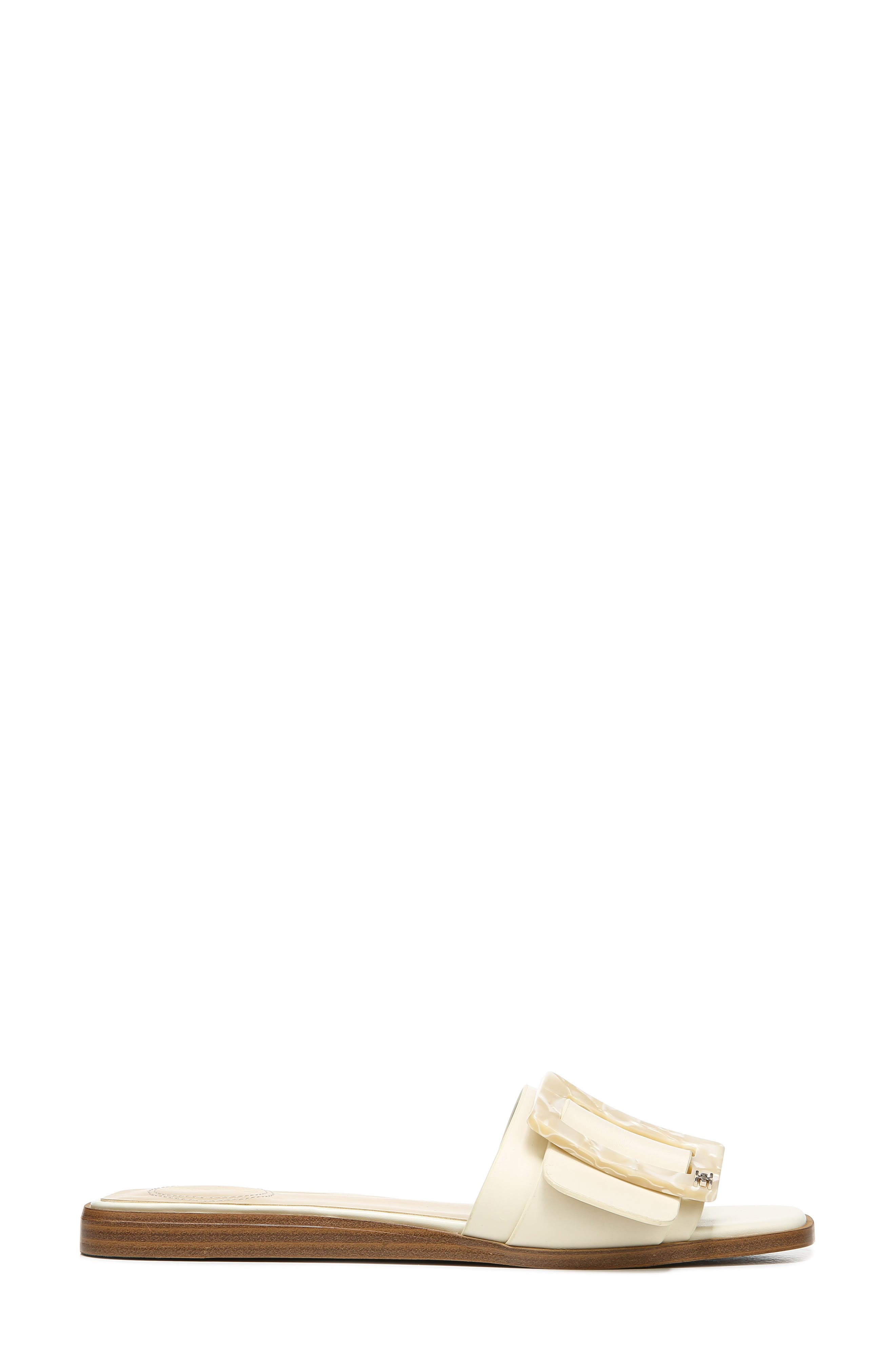 Inez Slide Sandal, Alternate, color, MODERN IVORY LEATHER