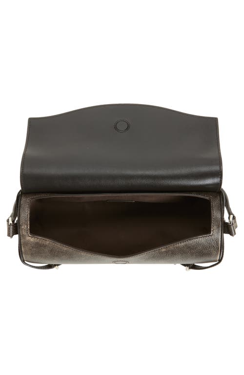 Givenchy Voyou Roller Leather Crossbody Bag In Black/brown Mud