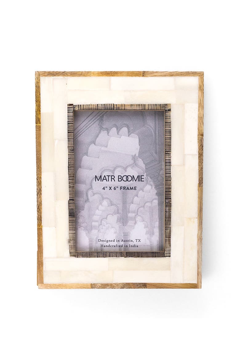 Janaka Picture Frame - Carved Bone and Horn, Main, color, Carved Bone and Horn - 3x3