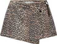 Tractr Kids' Leopard Print Skort