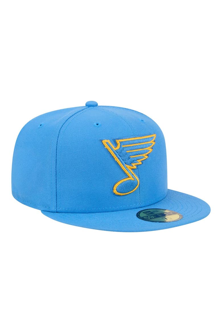 Men's New Era  Light Blue St. Louis Blues Core 59FIFTY Fitted Hat, Alternate, color, Light Blue